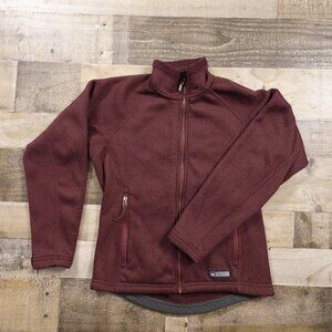 REI Polartec Full-Zip Fleece Jacket Women’s XS Maroon